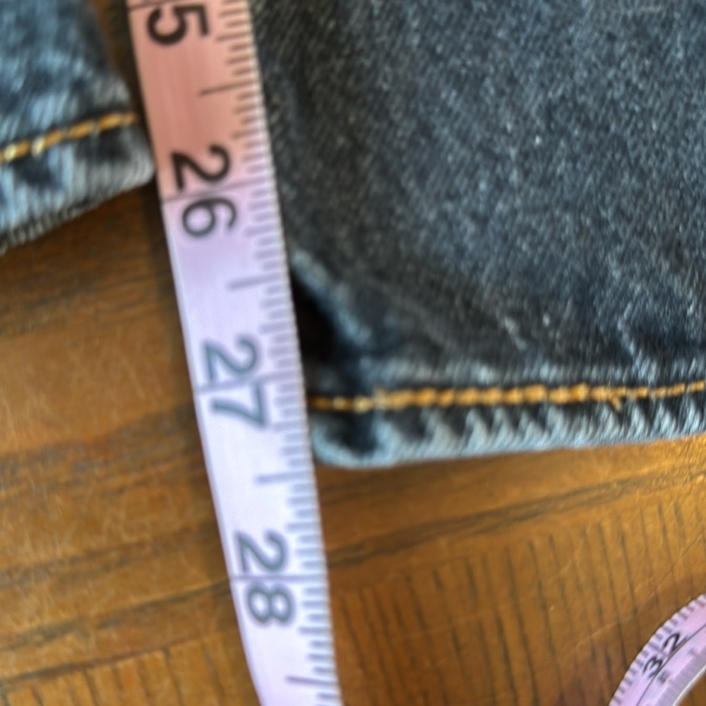 Levi's 501 Original Altered W44 L27.5” Men's Black Jeans - Picture 5 of 13